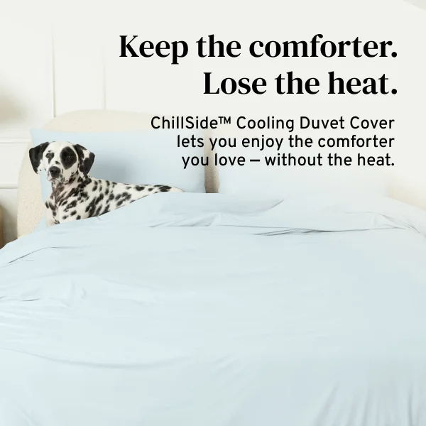 Secure ChillSide™ Cooling Duvet Cover User-Friendly