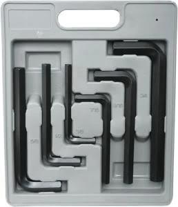Excellent 6 Piece Large Jumbo Metric Allen Wrench Hex Key Tool Set Detailed