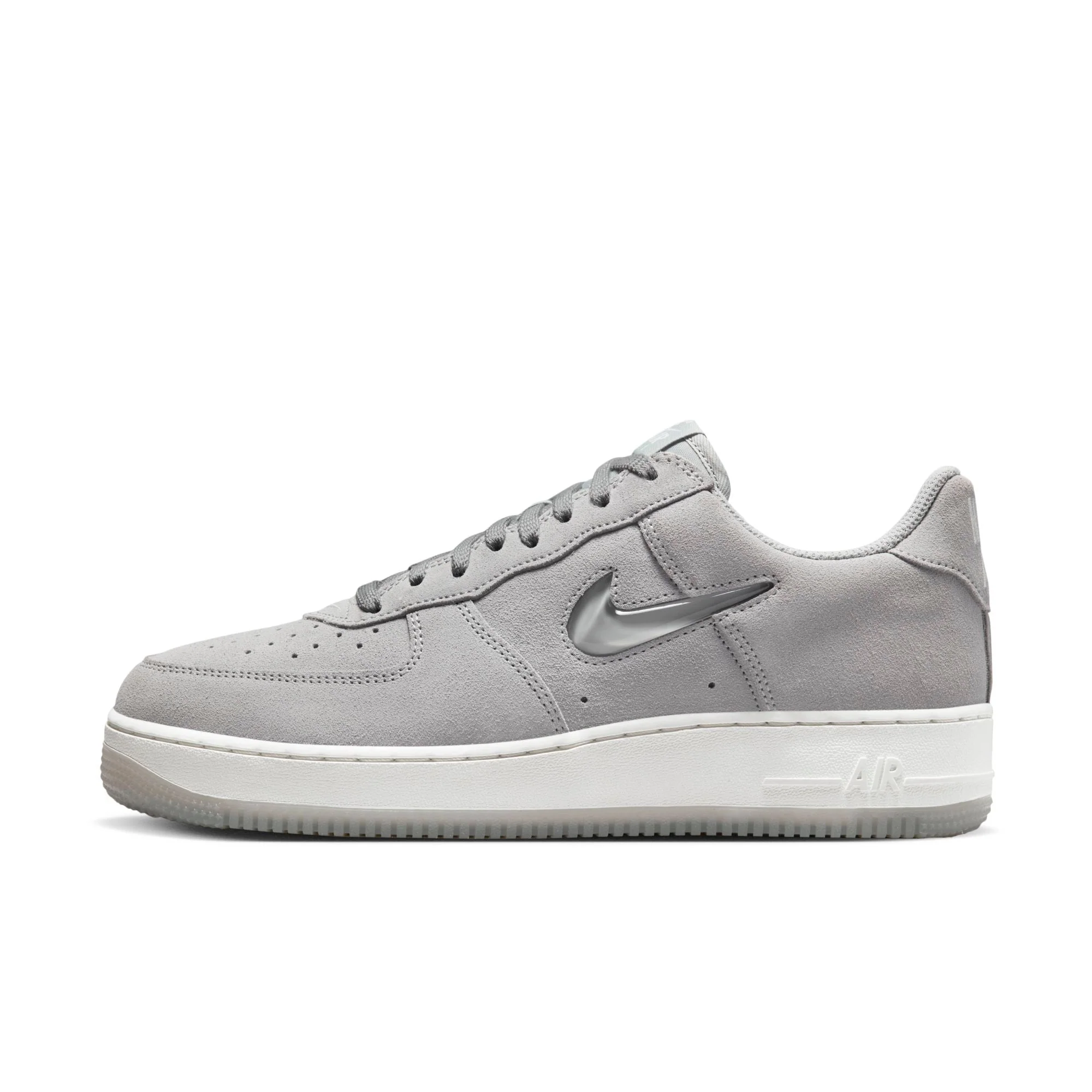 Certified Nike Men's Air Force 1 '07 Low 'Color Of The Month Jewel Light Smoke Grey' Sneakers Versatile