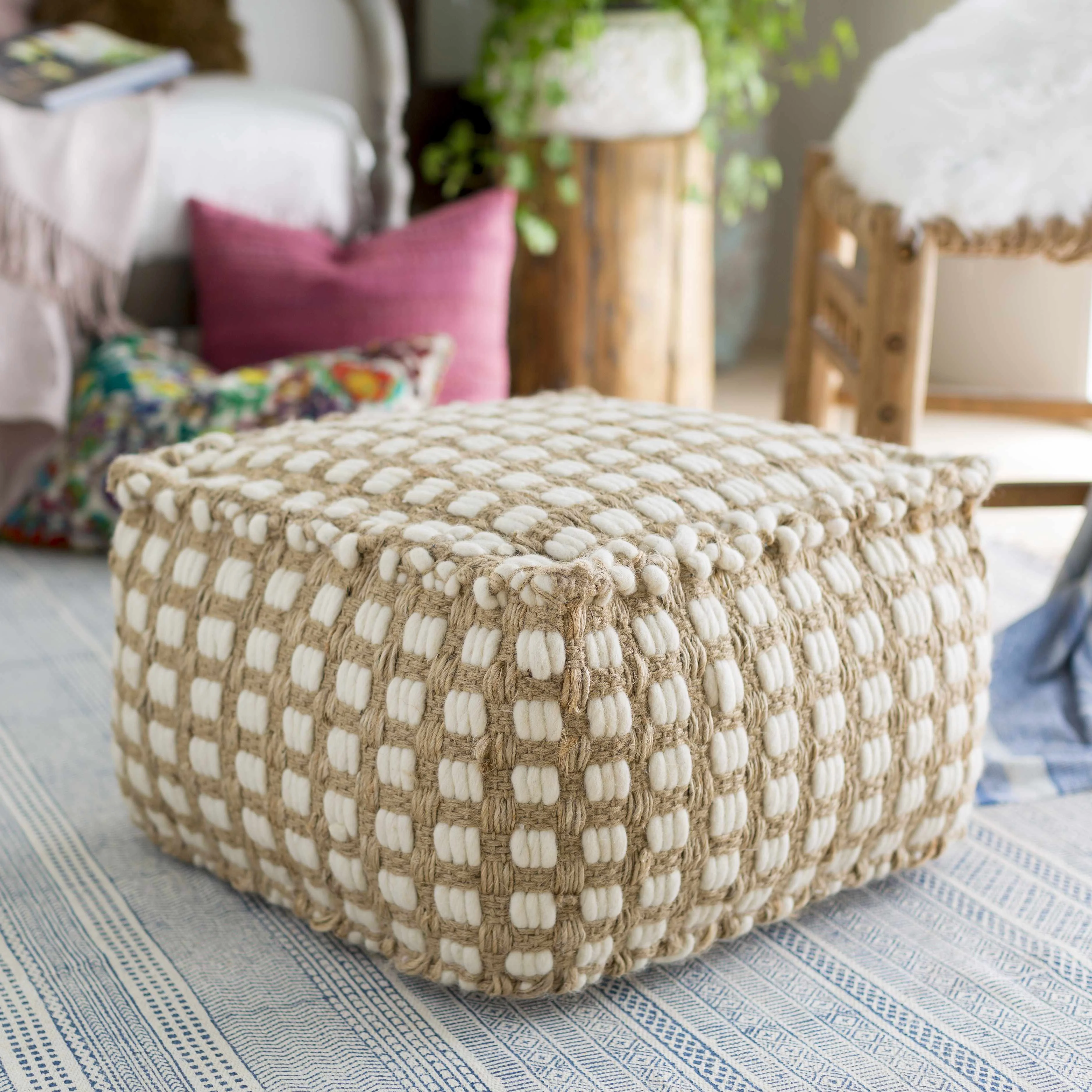 Breathable Brookneal Pouf - Proven
