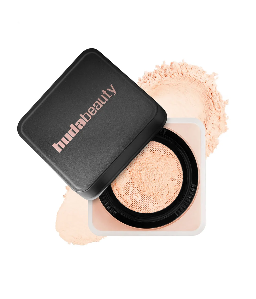 Certified Huda Beauty Easy Bake Loose Baking Setting Powder Peach Pie Fine Crafted