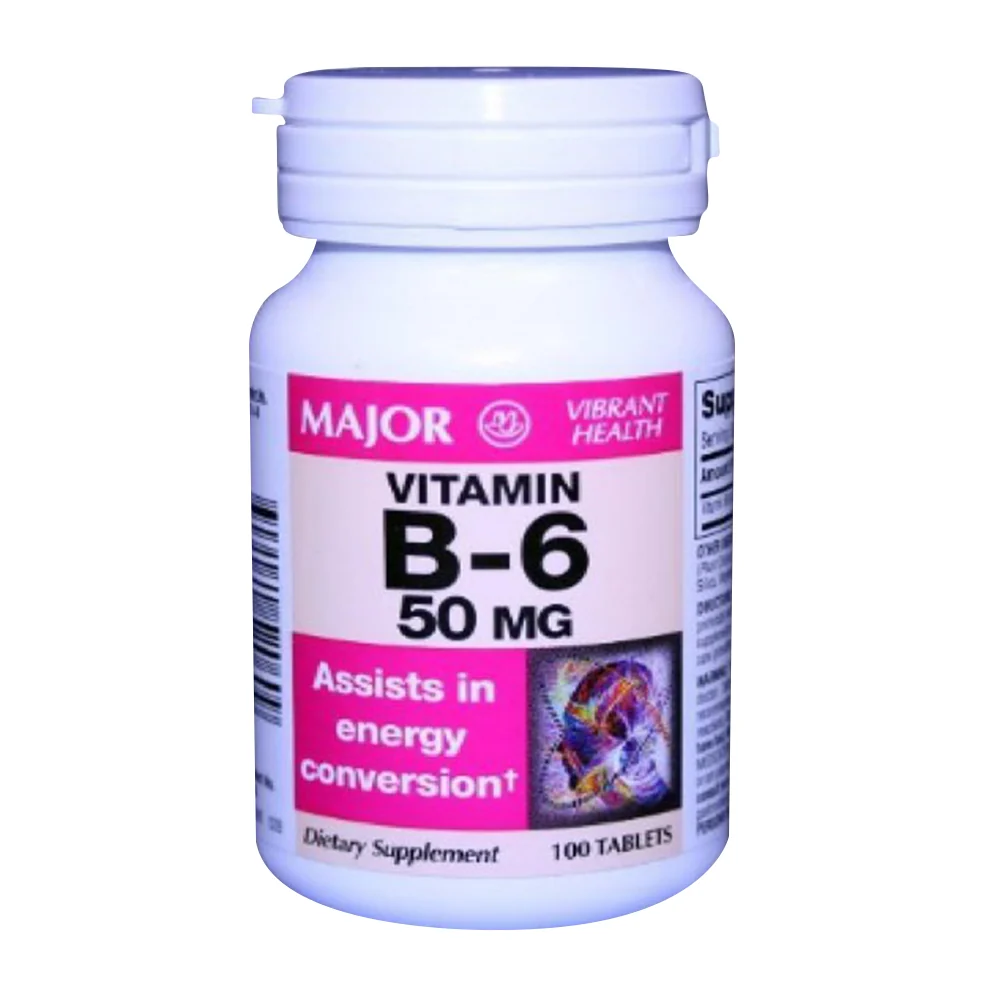 Sophisticated Major Vitamin B-6 50 MG Tablets 100 Ea Organic