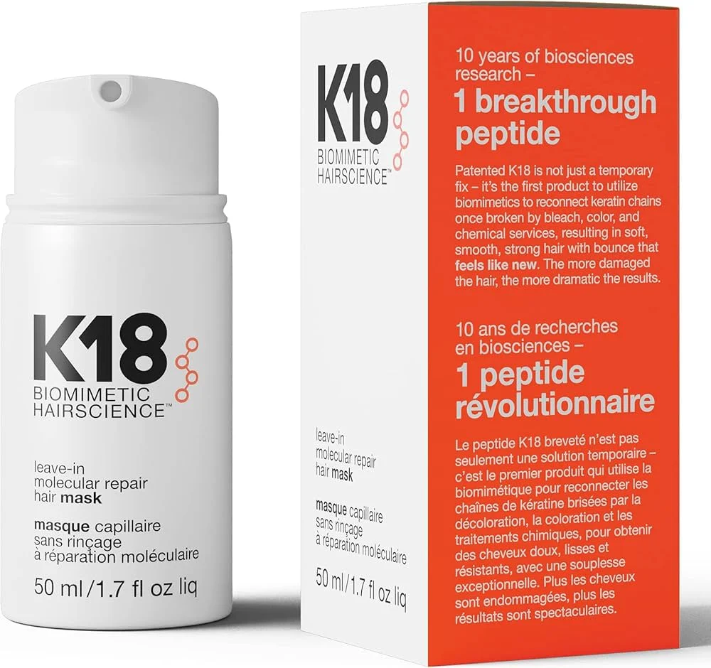 Sophisticated K18 BIOMIMETIC HAIRSCIENCE LEAVE-IN MOLECULAR REPAIR HAIR MASK Dependable