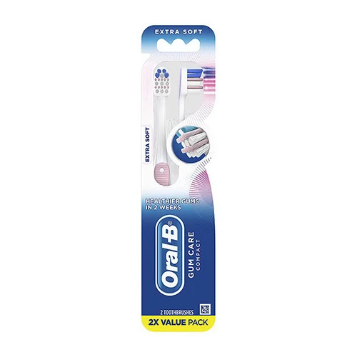 High-Performance Oral B Gum Care Compact Toothbrush Value Pack Extra Soft 2 Ea Innovative