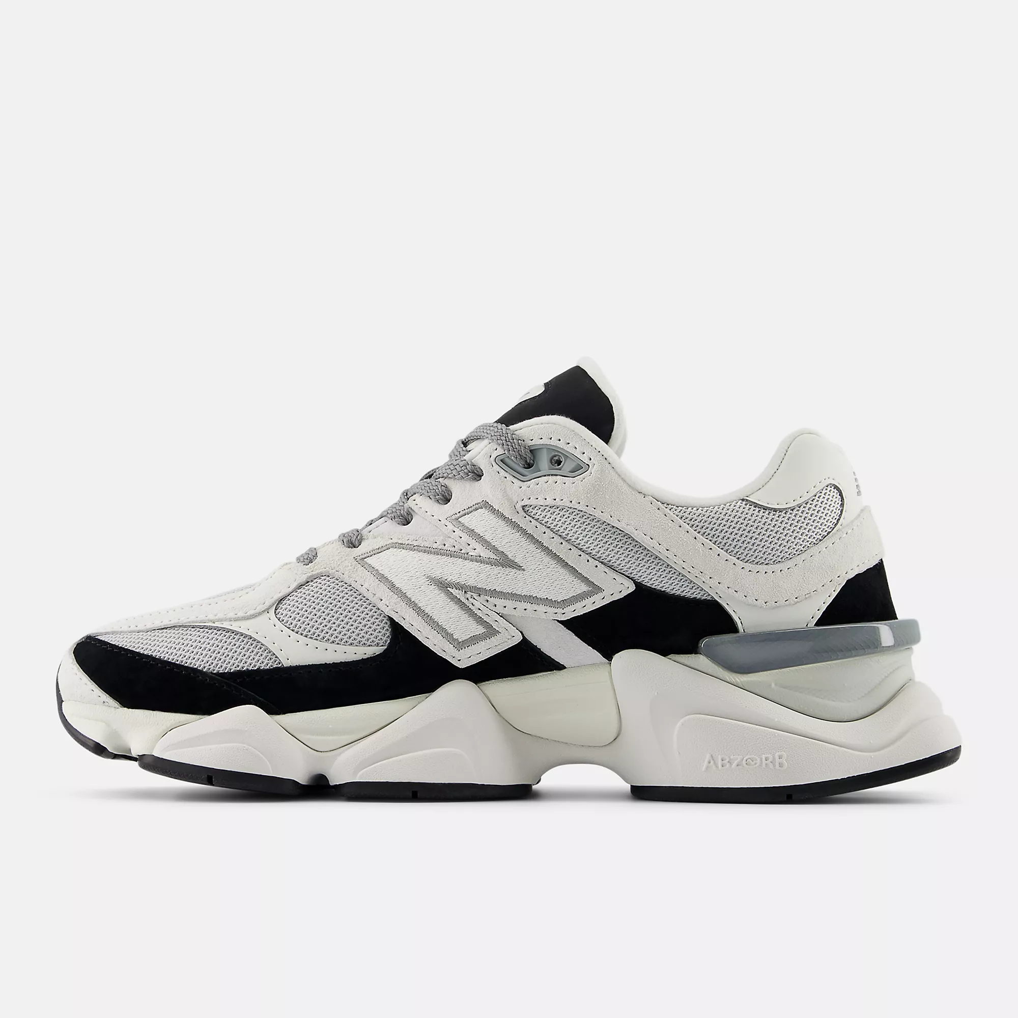 Top-Quality New Balance Mens 9060 Grey Jet Black Relaxed