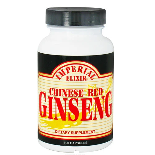 Trusted Imperial Elixir Chinese Red Ginseng Capsules - 100 Ea Prestigious