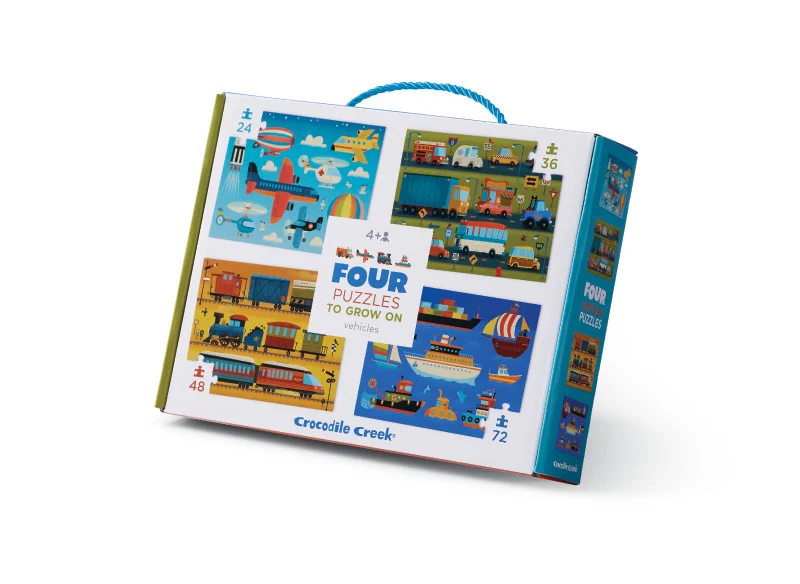 Convenient Four Puzzles to Grow On Vehicles Unique