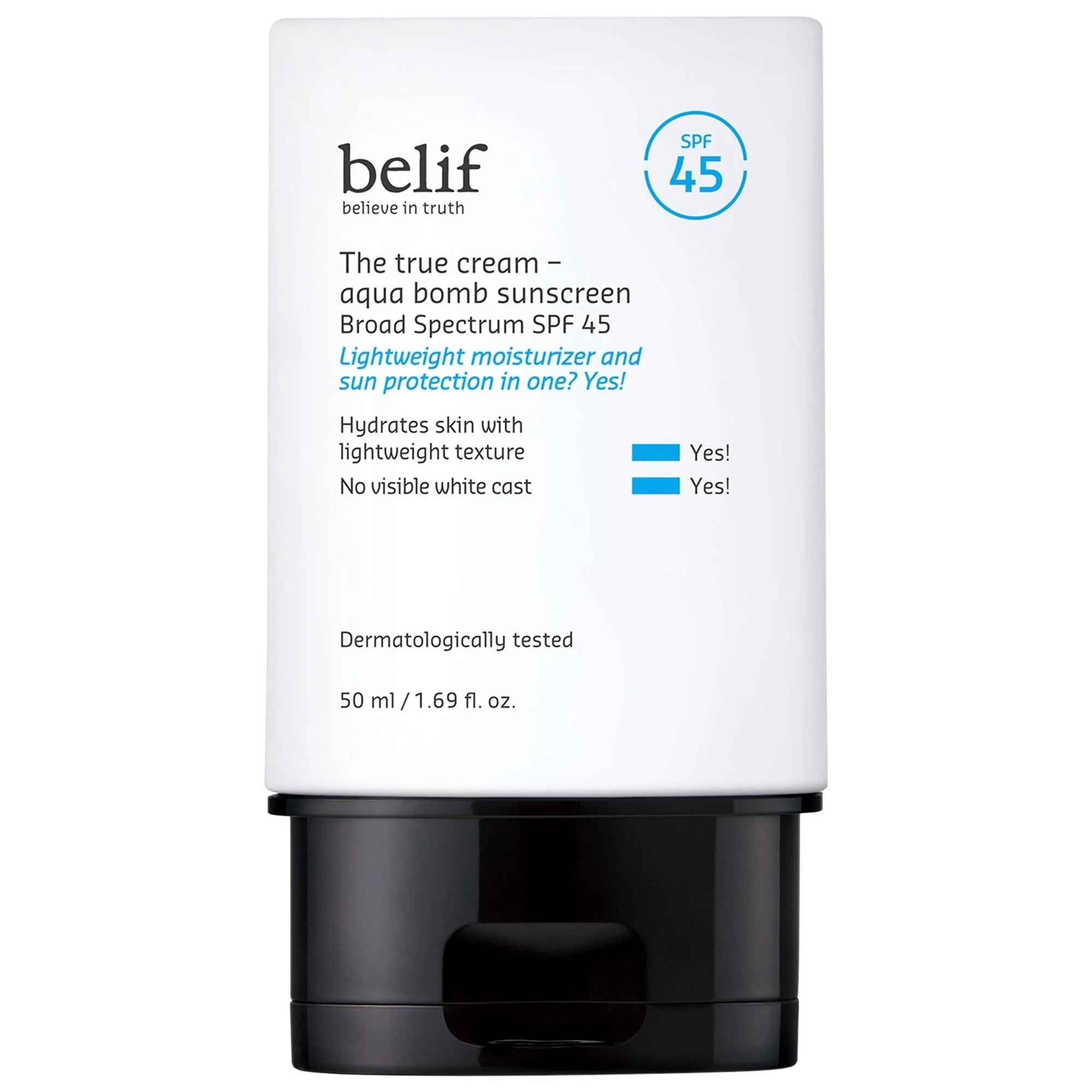 Unique The True Cream Aqua Bomb SPF 45 Korean Moisturizer Face Sunscreen - Lightweight Broad-Spectrum Protection for All Skin Types Exclusive