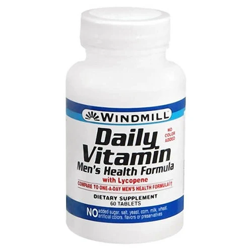 High-Grade Windmill Health Formula Daily Vitamin Dietary Supplement Tablets For Men - 60 Ea Trendy