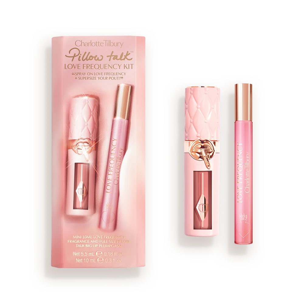 Contemporary CHARLOTTE TILBURRY PILLOW TALK LOVE FREQUENCY KIT PERFUME LIP KIT High-Quality