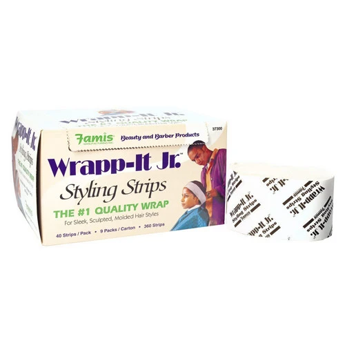 Solid Graham Professional Beauty Wrapp-It Jr Styling Strips White 360 Ea Effective