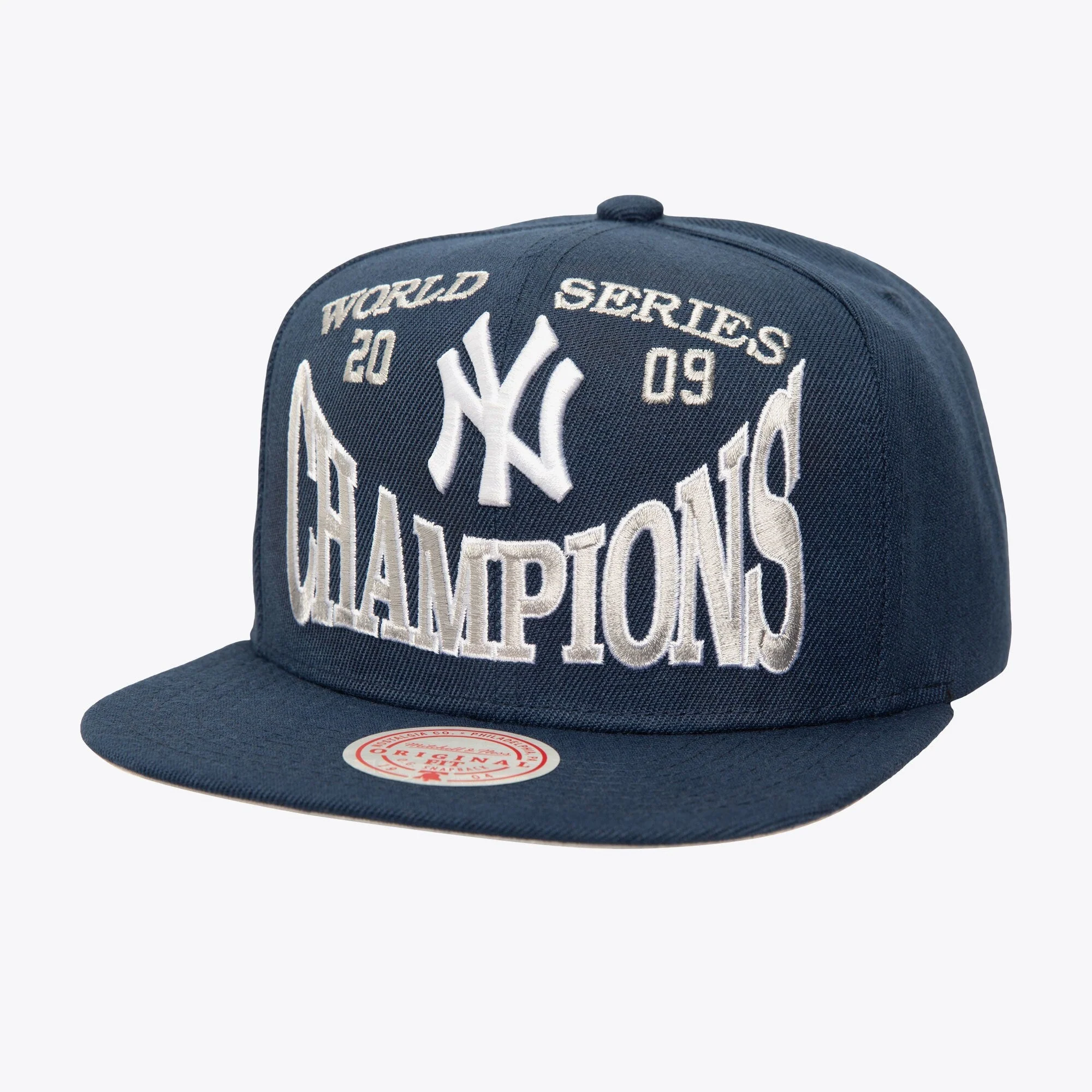 Elegant Mitchell Ness Men's MLB Big Champ Snapback Yankees 2009 Snapback Caps Solid