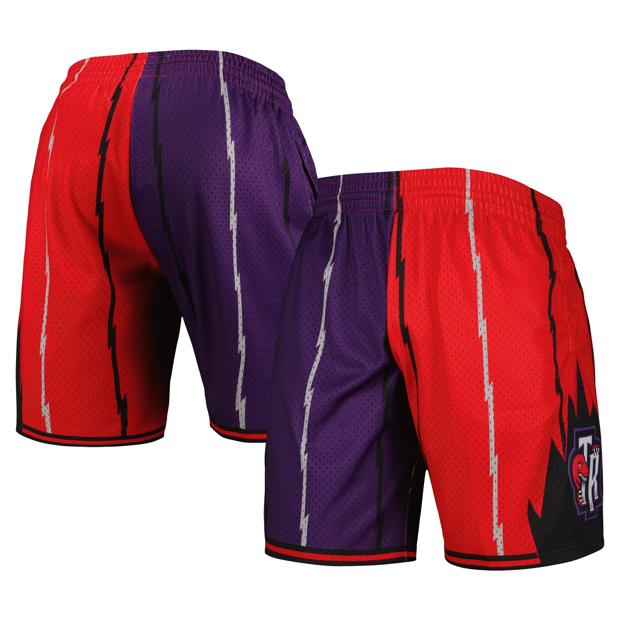Superior Mitchell Ness NBA Split Swingman Shorts Toronto Raptors 1998 Dependable