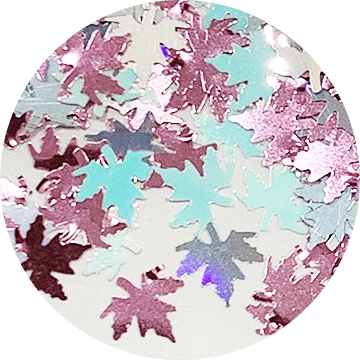 Efficient Frozen Leaves Confetti Glitter Fine Crafted