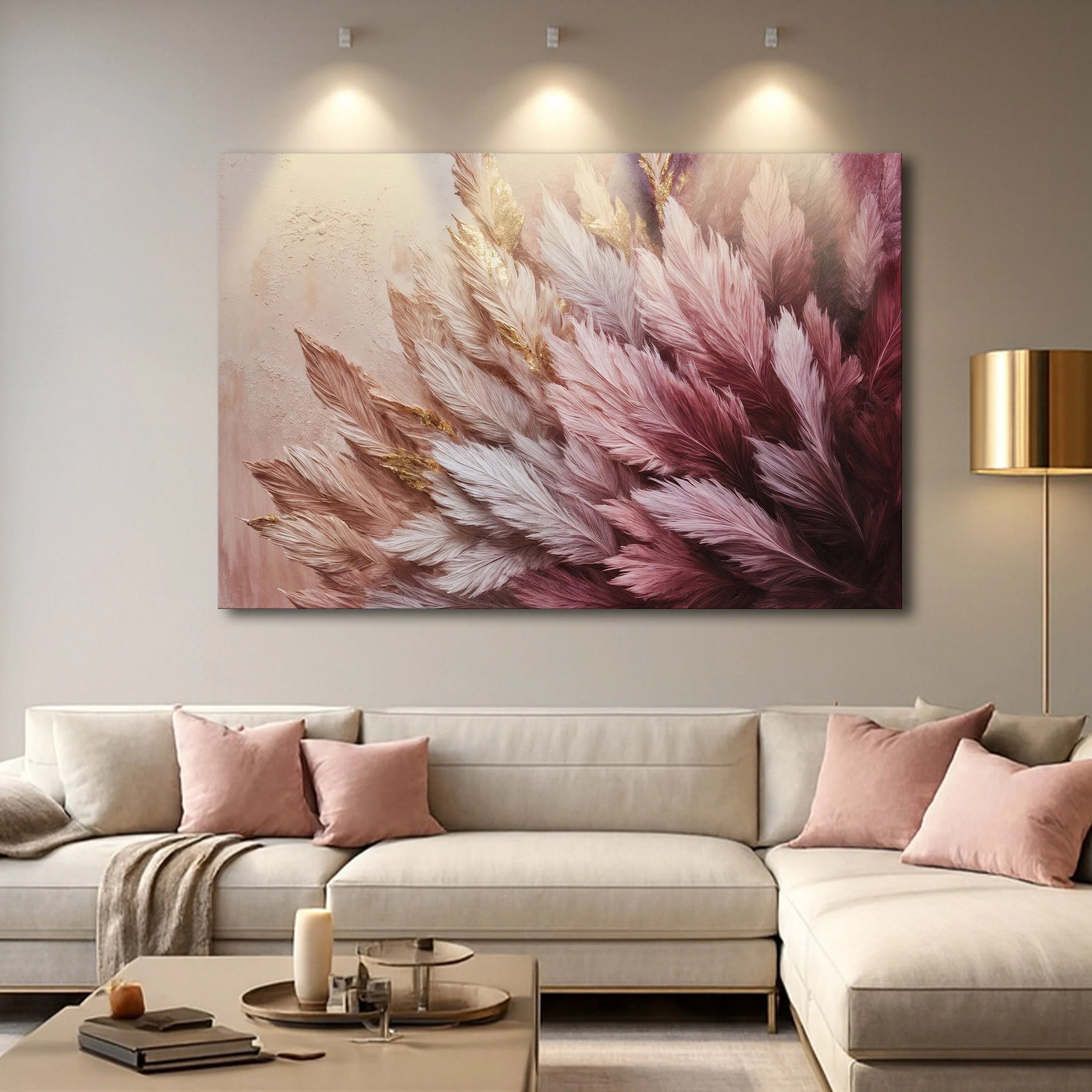 Convenient Feather Symphony Wall Art Exclusive