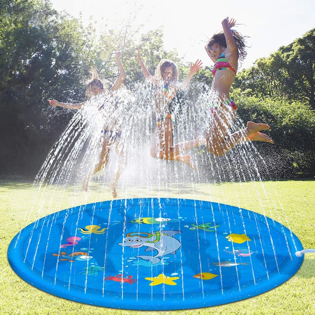 Durable Kids Fun Sprinkler Water Toy Mat Stylish