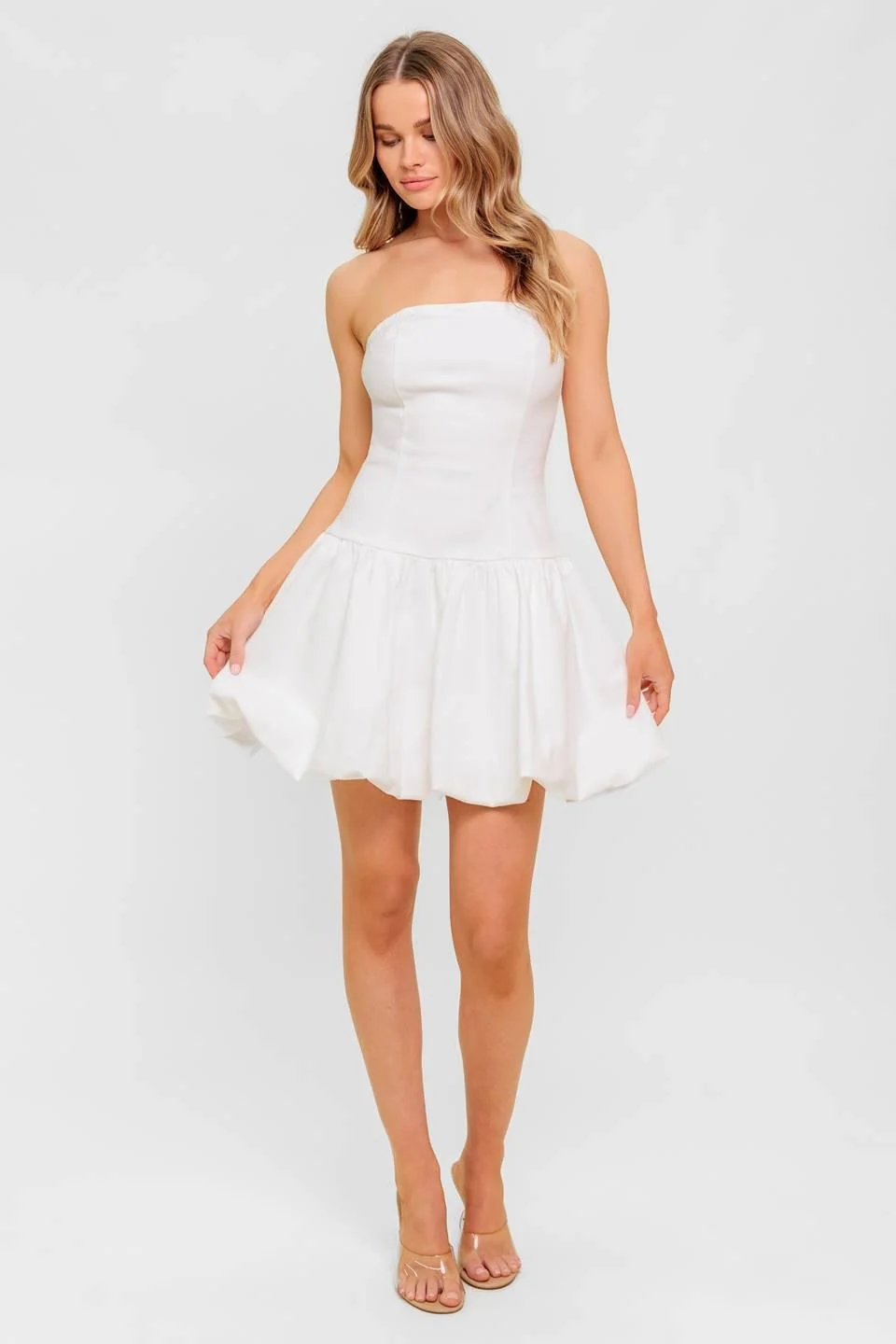 Eco-Friendly Twilight Wish Woven Twill Mini Dress Proven