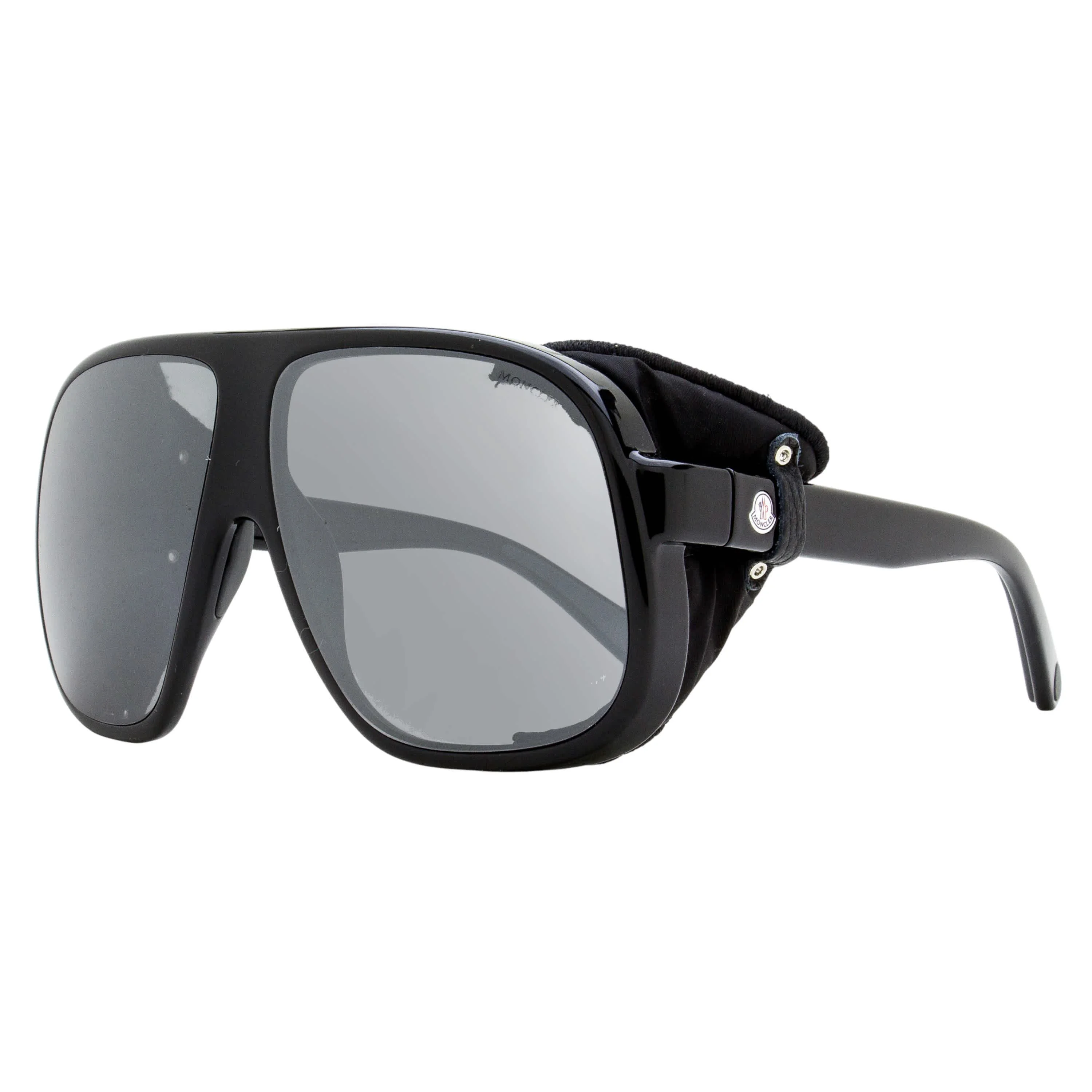 Detailed Moncler Diffractor Apres Ski Sunglasses ML0206 05C Black 66mm Reusable