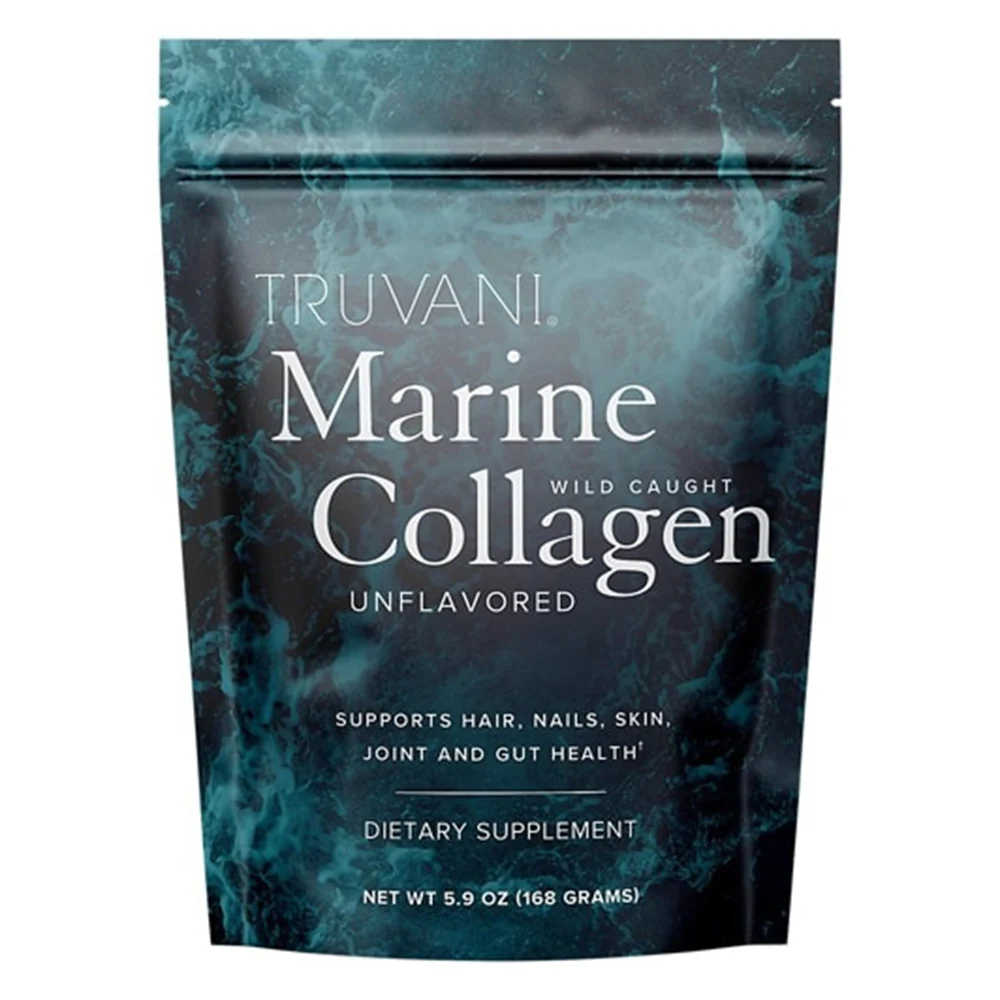 Reusable Truvani Wild Caught Marine Collagen Powder Unflavored for Skin Hair Nails Joint and Gut Health Support 5.9Oz 168g Carefully Designed