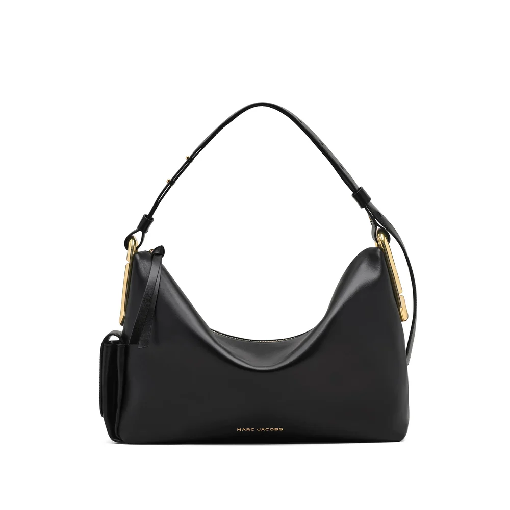 Prestigious Shoulder Bag Black Calf Leather Genuine