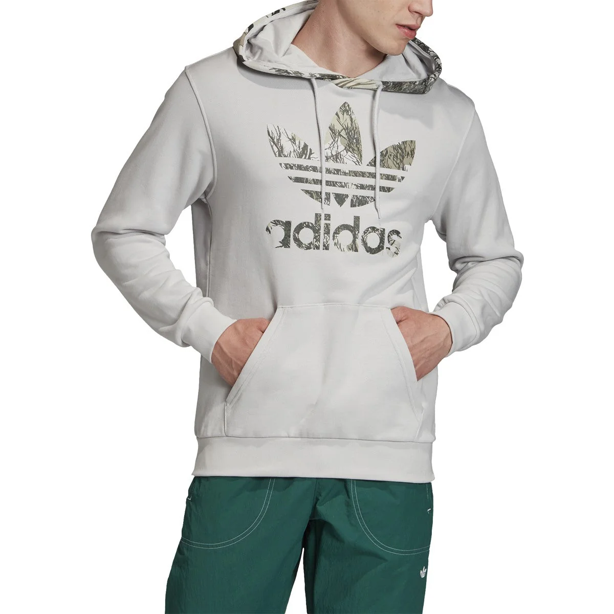 Carefully Designed adidas Men's Camo Block Hoodie Refined