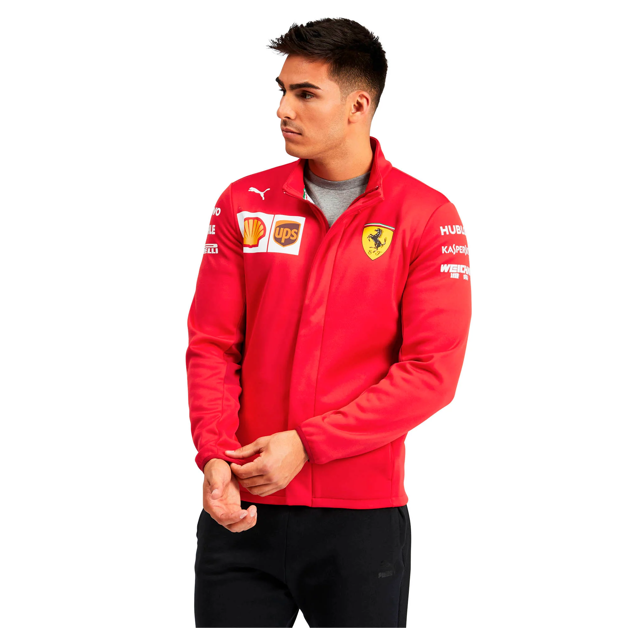 Smooth Puma Men's Sf Scuderia Ferrari Team Softshell Jacket Jackets Sustainable