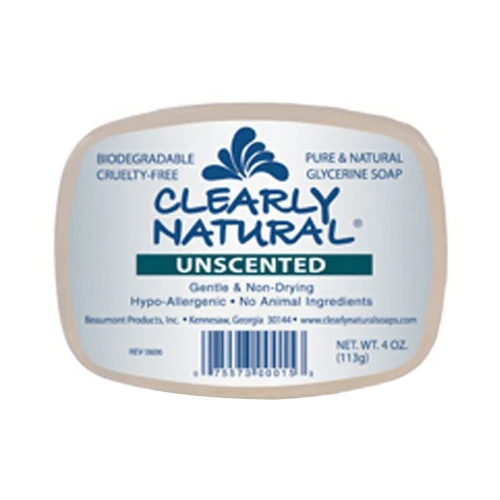 Quality Clearly Natural Glycerine Soap Unscented - 4 Oz Authentic