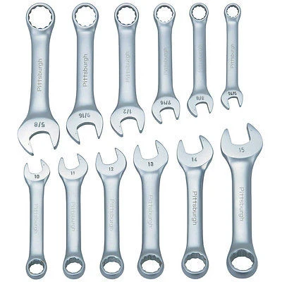 Next-Generation 12 Piece Short Length End Stubby Wrench Set Reliable
