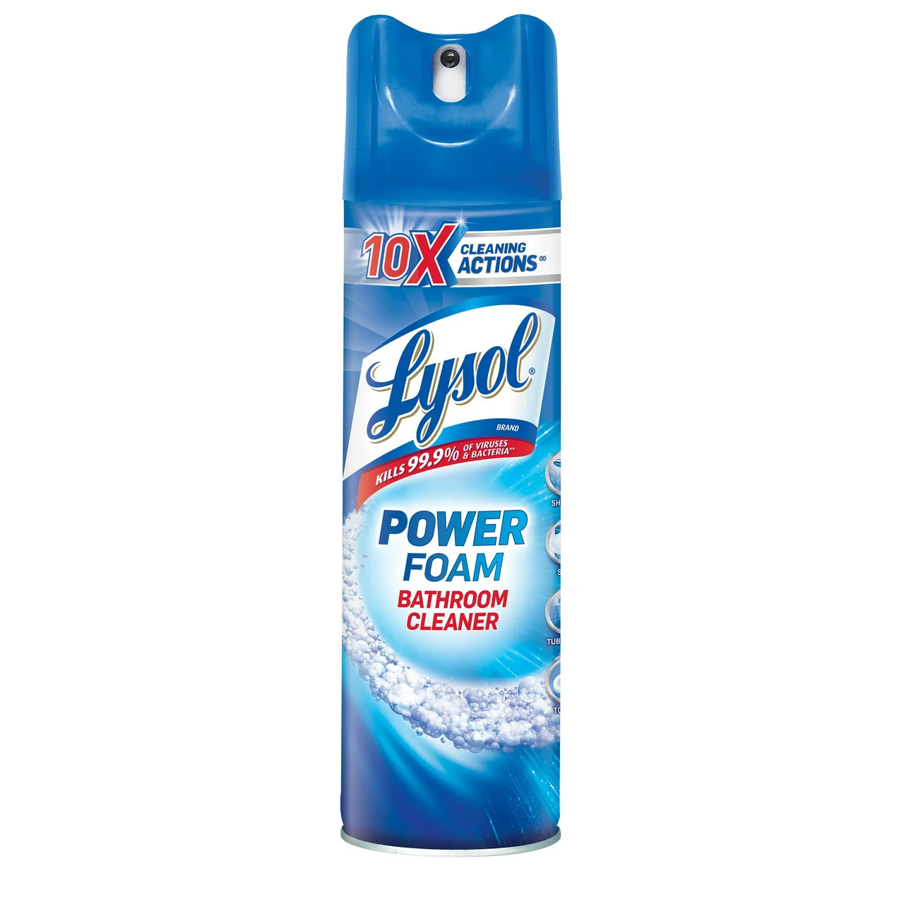 Reusable Lysol Foaming Bathroom Cleaner Island Breeze 24 Oz First-Class