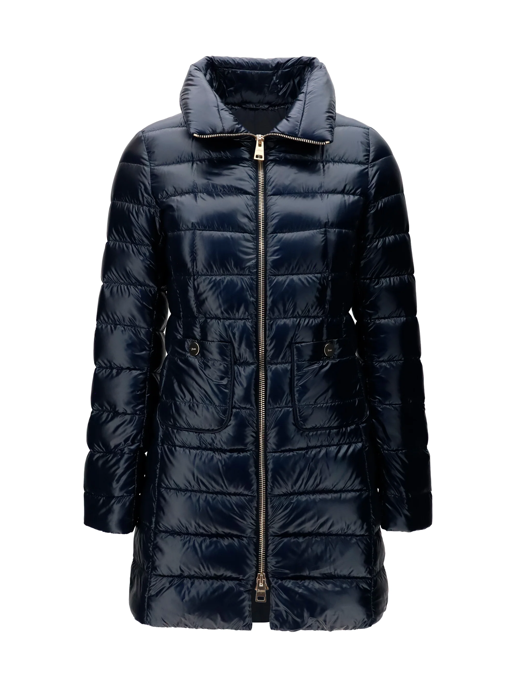 Proven Down Jacket Maria Navy Blue Breathable