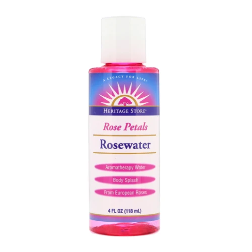 Carefully Designed Heritage Store Rosewater Refreshing Facial Splash Hydrating and Soothing Toner 4Oz 118ml Efficient