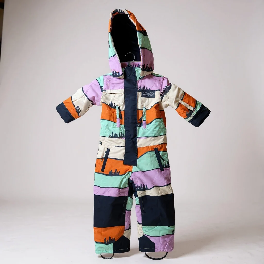 Versatile Colorful Hills Kids Waterproof Snowsuit - Winter Skiing Snow Play Keep the Littles Wild Specialty