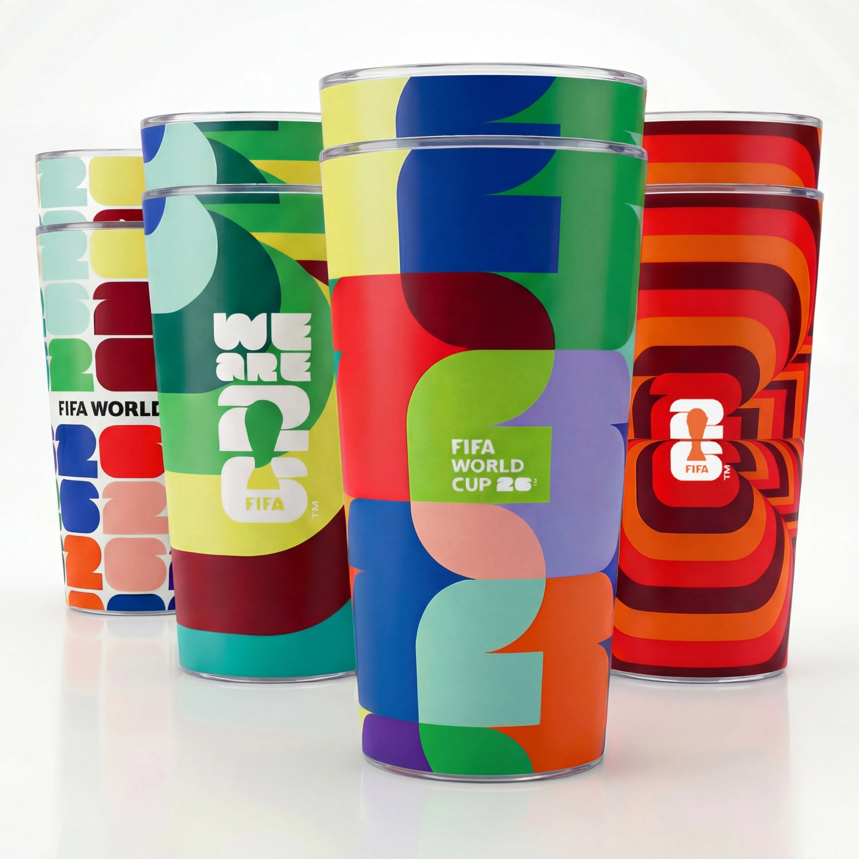 Top-Quality FIFA World Cup 2026 Edition 24 Oz Plastic Tumblers - 8 Pack Smart
