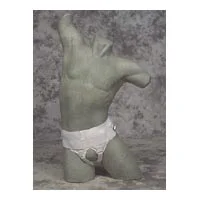 Next-Generation Sportaid Double Adjustable And Removable Hernia Truss For Men White With Waist Size 41-46 Inches Large - 1 Ea Detailed