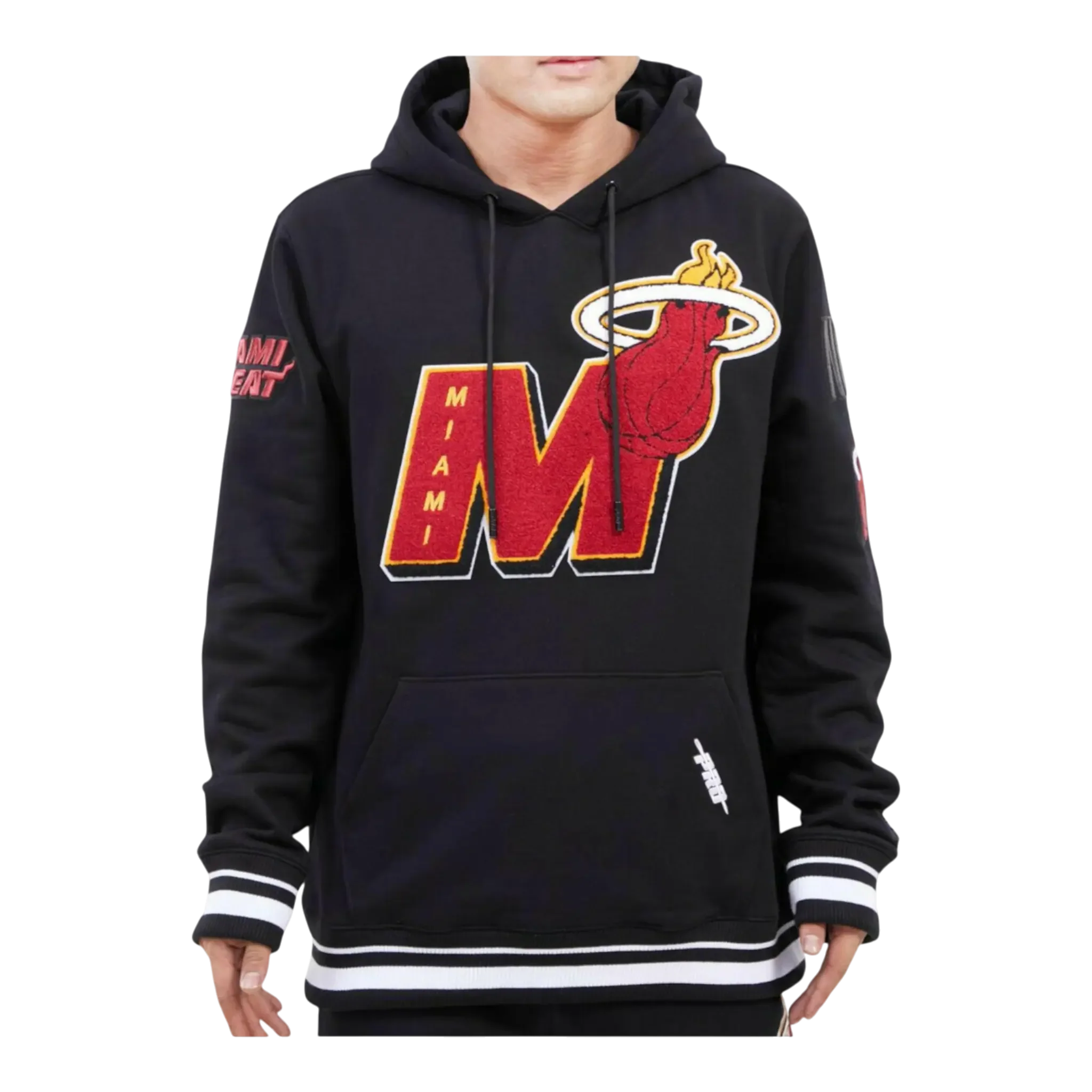 Unique Pro Standard NBA Miami Heat Mash Up Logo P O Men's Hoodie Healthy