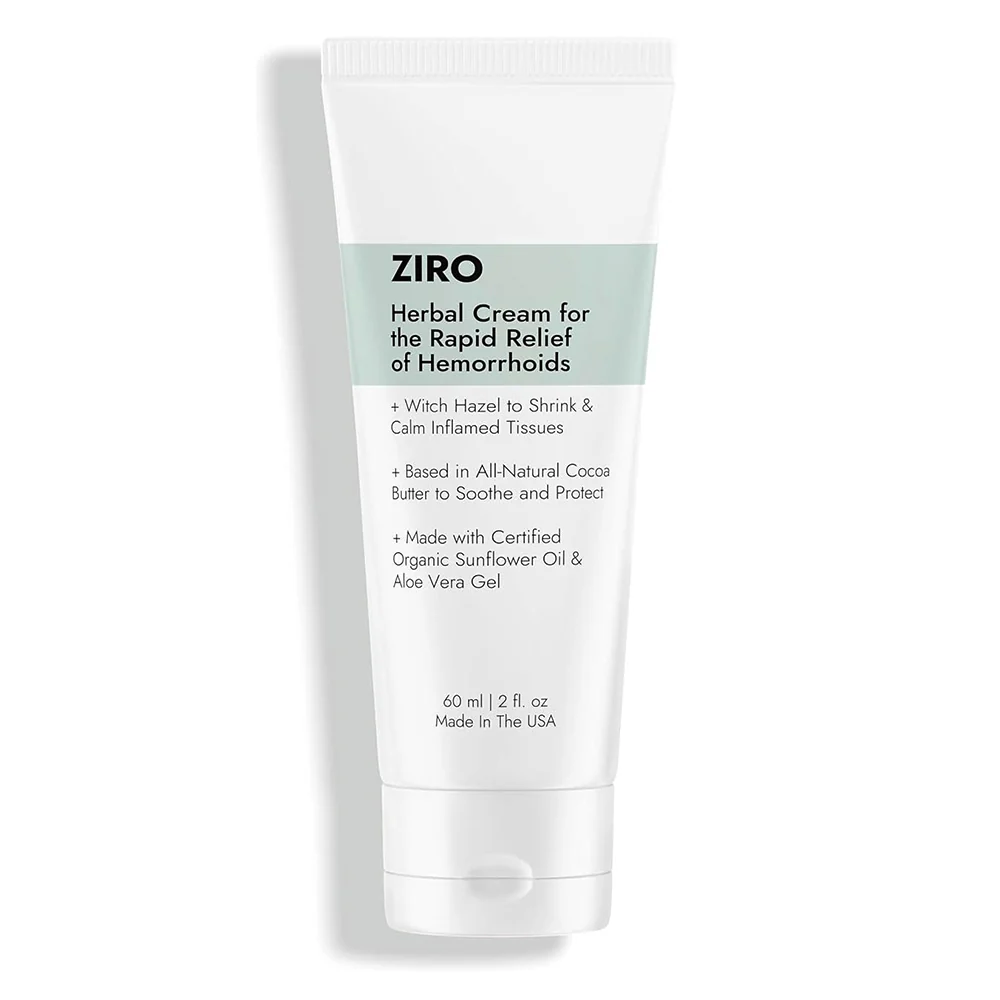 Consistent Zenmed Ziro Natural Herbal Fast Acting Hemorrhoids Cream 2Oz 60ml Authentic