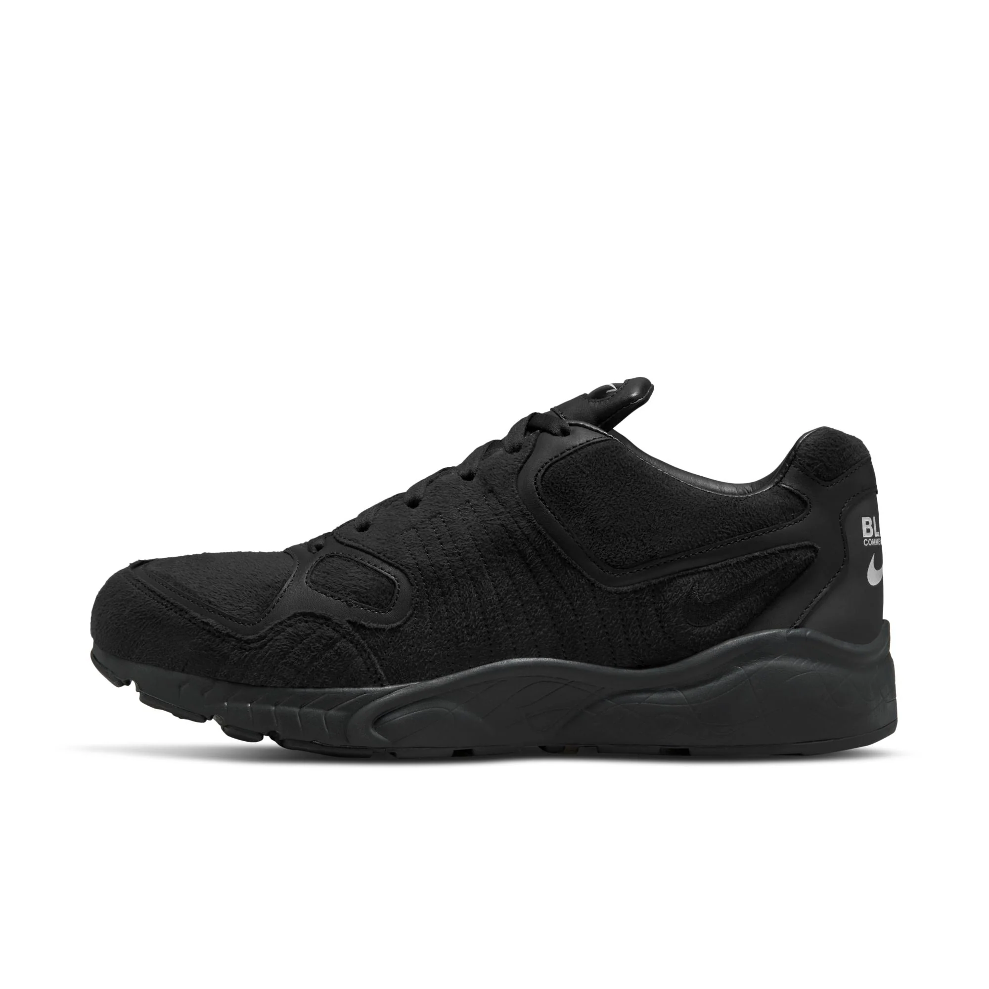 Detailed Nike Men's Air Zoom Talaria X Comme Des Garcons 'Triple Black' Sneakers Environmentally Friendly