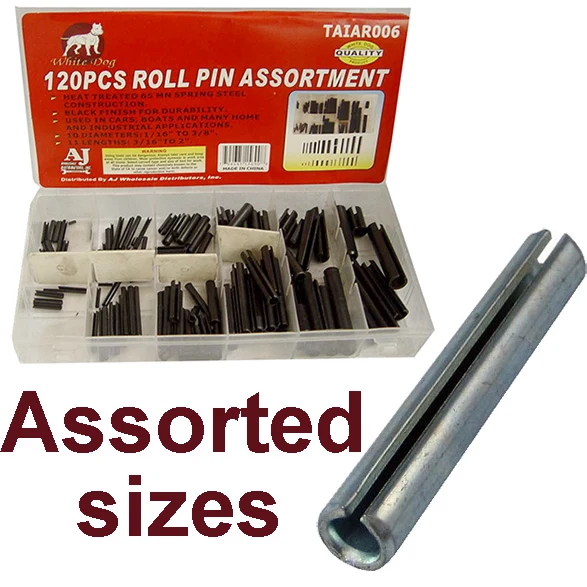 Fashionable 120 PC Rollpin Assortment Kit Artisan