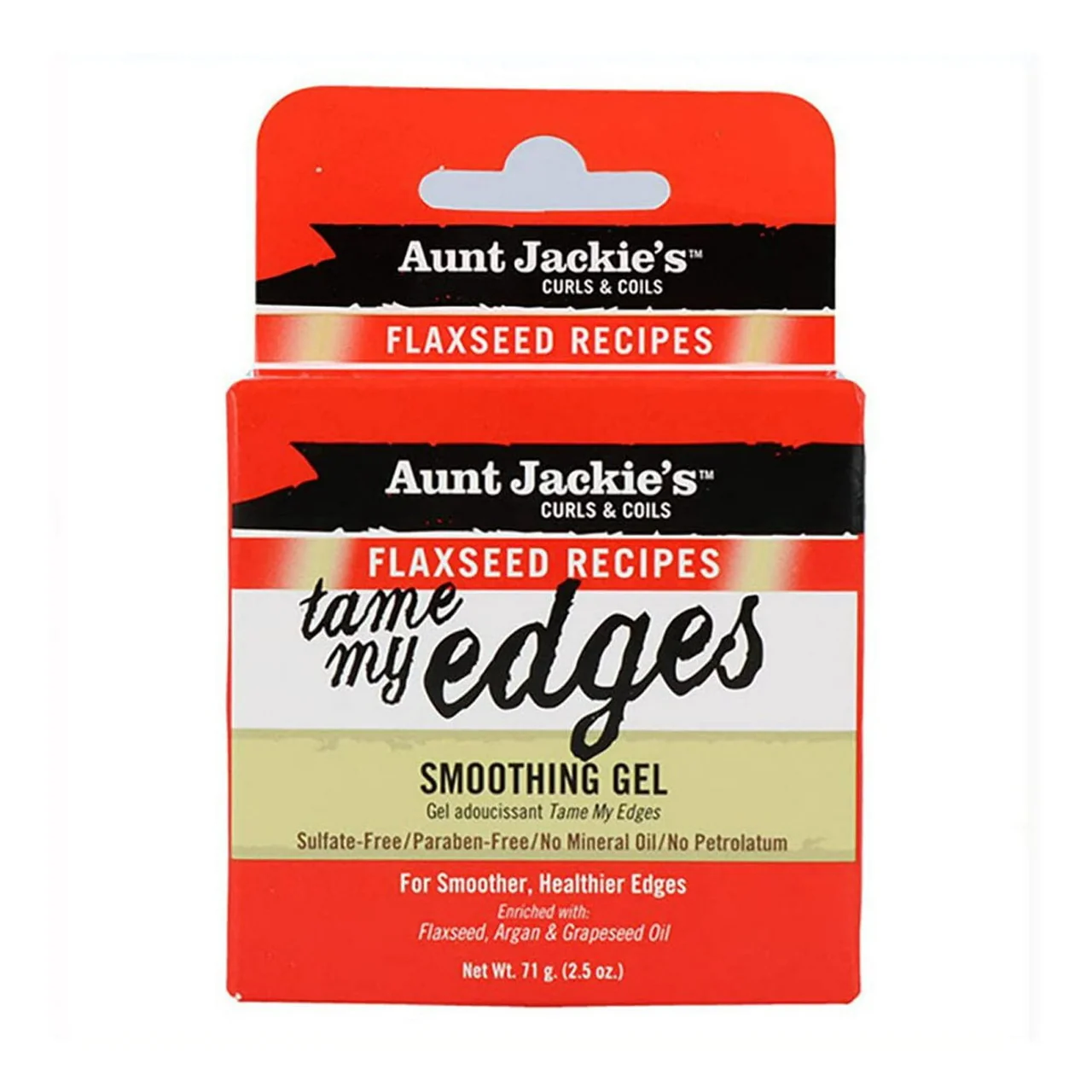 Exclusive Aunt Jackies Flaxseed Recipes Tame My Edges Smoothing Hair Gel 2 Oz Carefully Designed