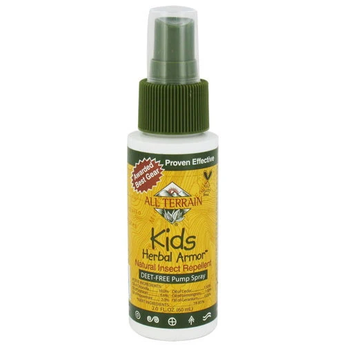 Modern All Terrain Herbal Armor Kids Insect Repellent Pump Spray Deet- - 2 Oz Sophisticated