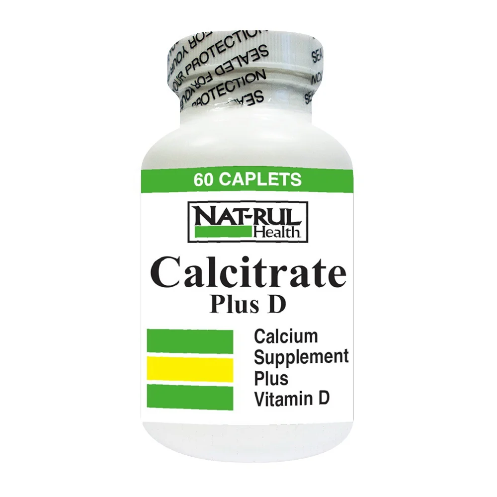Specialty Nat-Rul Health Calcitrate plus D Caplets 60 Ea Innovative