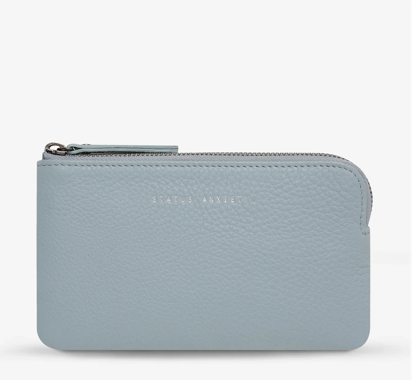 Carefully Designed Status Anxiety Smoke And Mirrors Wallet in Powder Blue Smooth