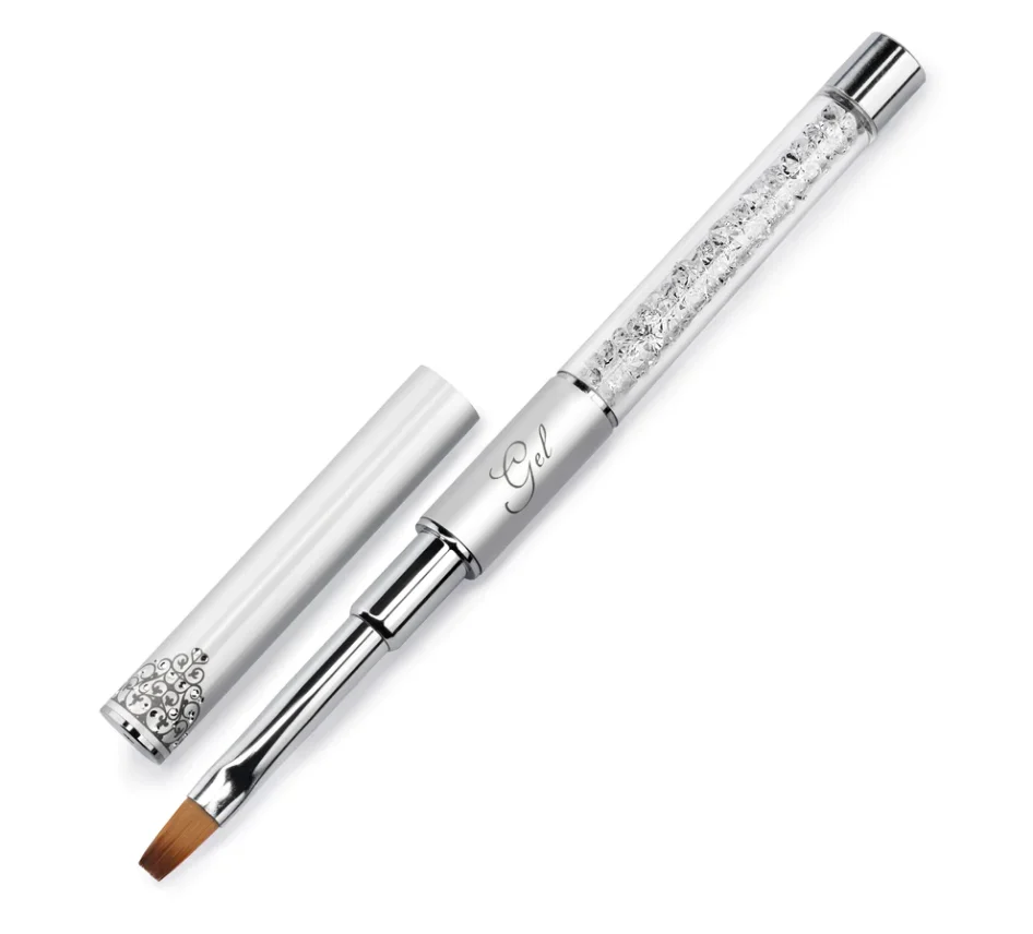 Specialty Premium Crystal Gel Brush 2 Flat Square Easy-to-Use
