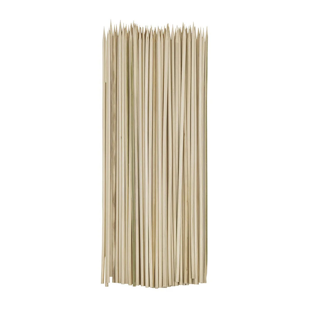 Fine Crafted GoodCook Silver Bamboo 12 Skewers Pack 100 Count Green