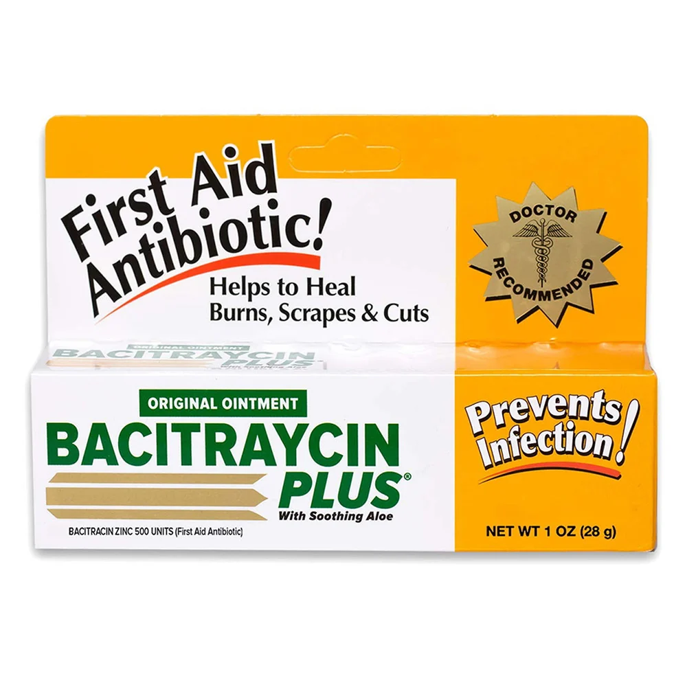 First-Class Bacitraycin Plus Firtst Aid Antibiotic Ointment 1 Oz Green