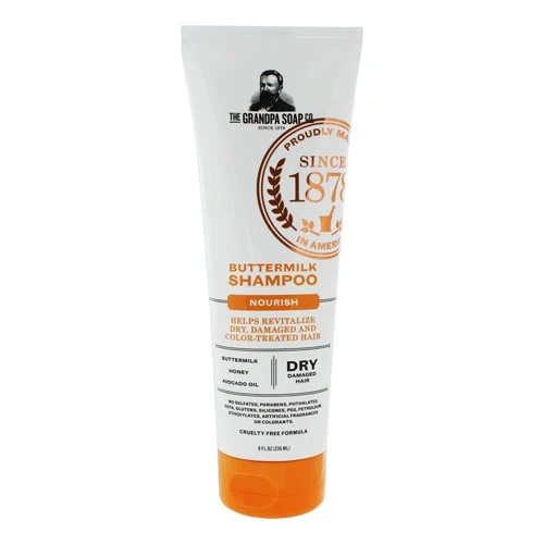 Secure Grandpas Soap Co Nourish Shampoo Buttermilk 8 oz Safe