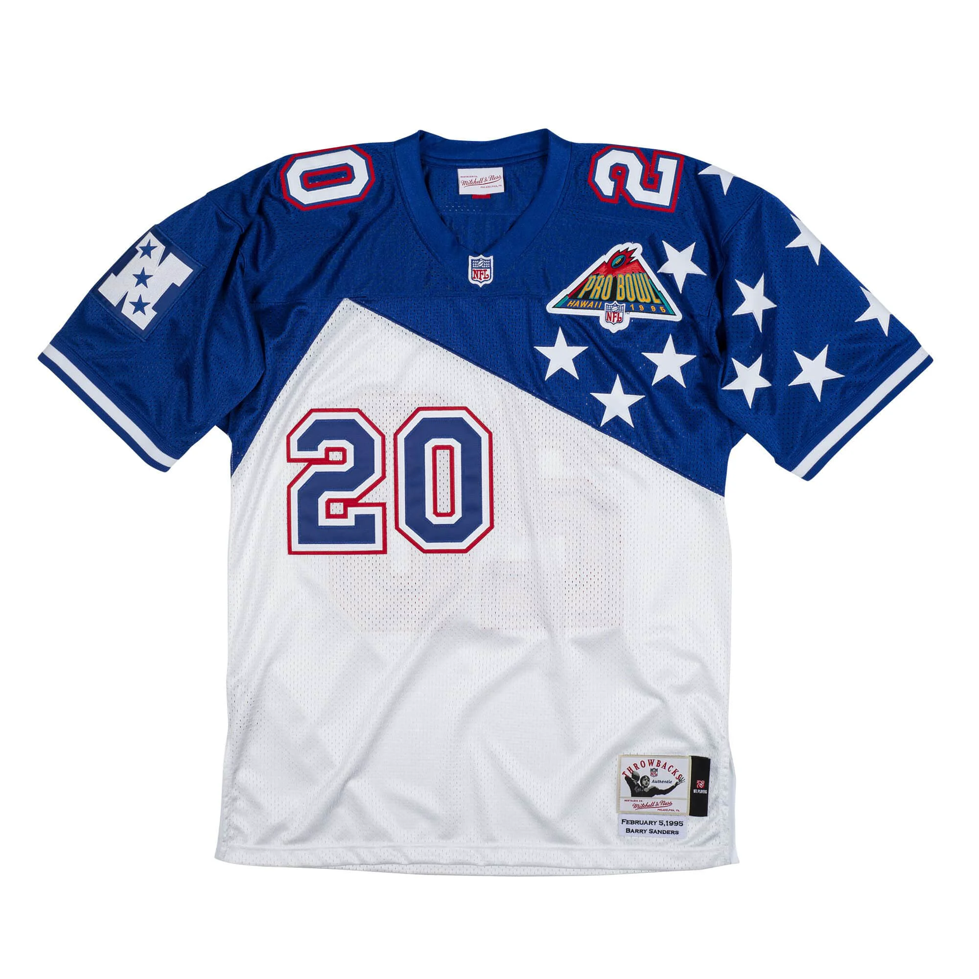 Fashionable Mitchell Ness NFL Jersey Nfc 94 Barry Sanders Jerseys Original Design
