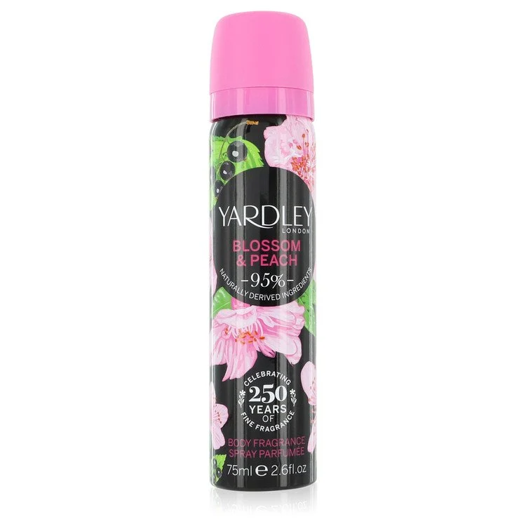 Efficient Yardley Blossom Peach by Yardley London Body Fragrance Spray 2.6 oz for Women Comfortable