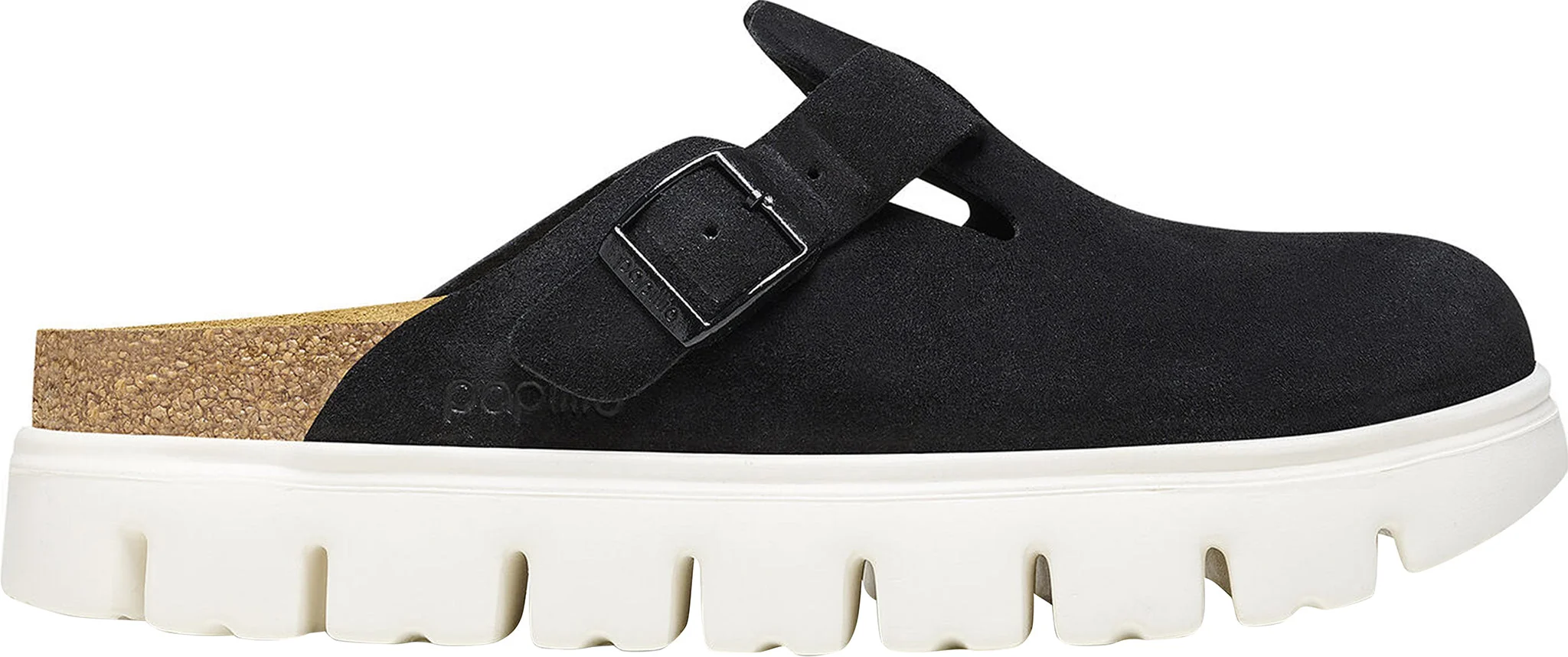 Official Birkenstock Boston Chunky Suede Leather Clogs Contemporary