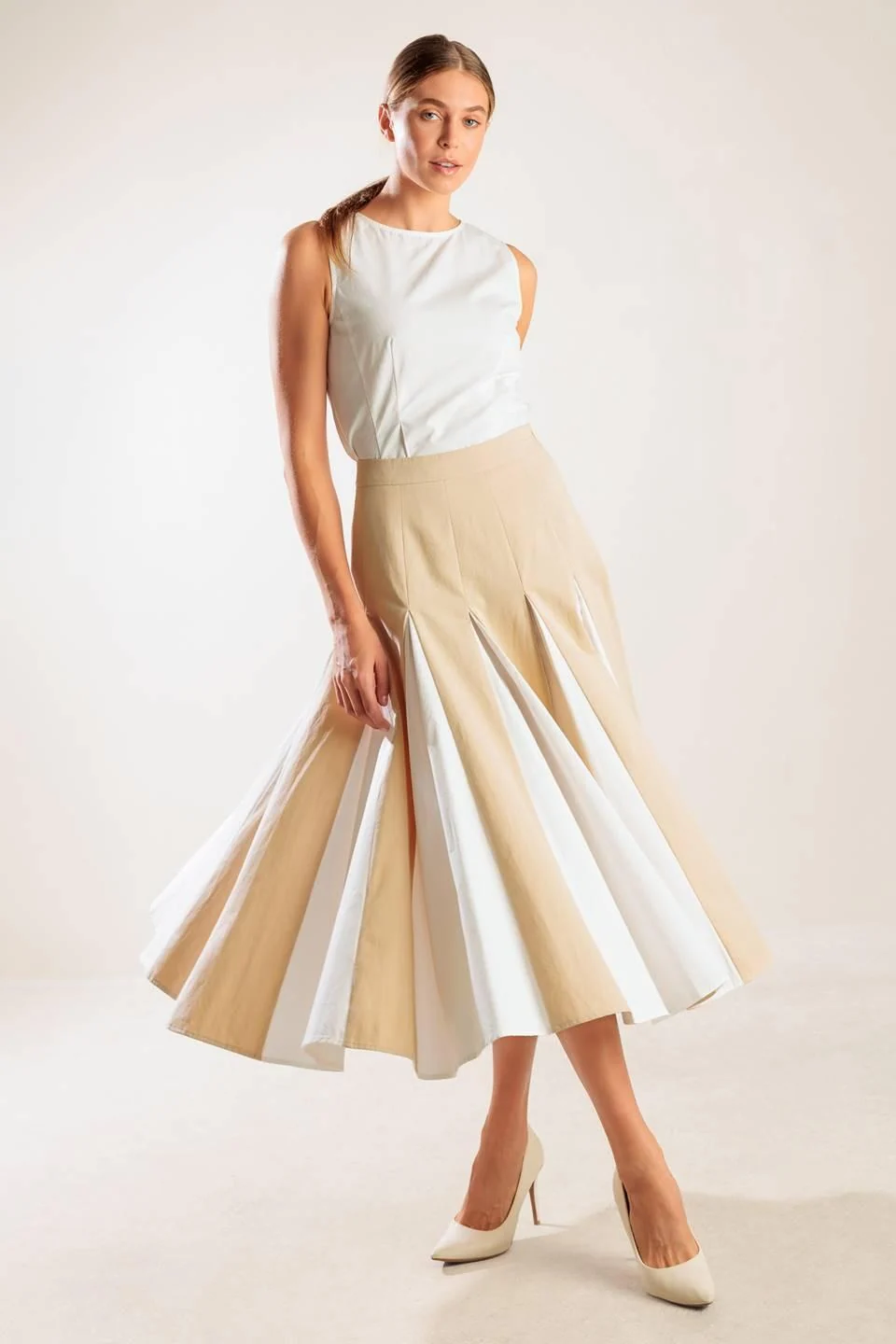 User-Friendly The Sweetest Thing Woven Midi Skirt Minimalist